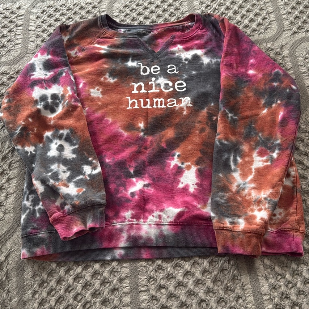 Tie-dye Style Sweatshirt